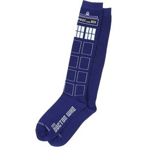 Doctor Who Knee High Socks Size 4-10